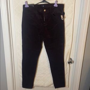 Gap Velvet Purple Skinny Jean